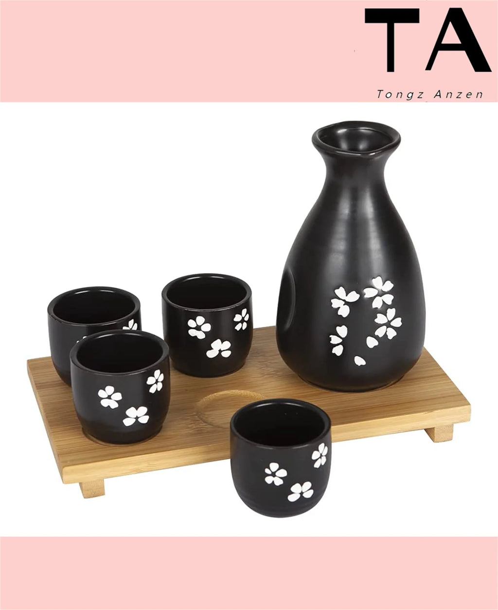 6pcs Ceramic Sake Set U170204