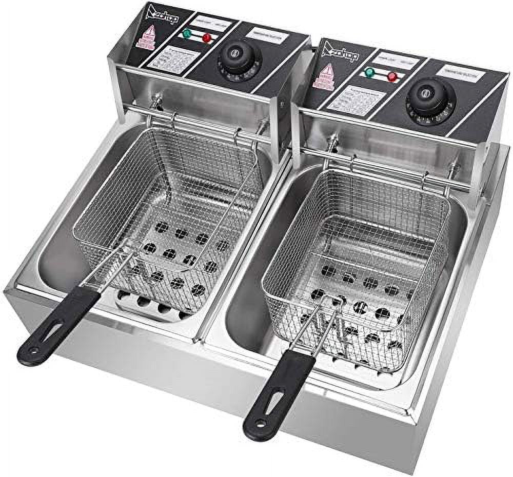 12L Electric Dual Deep Fryer P770
