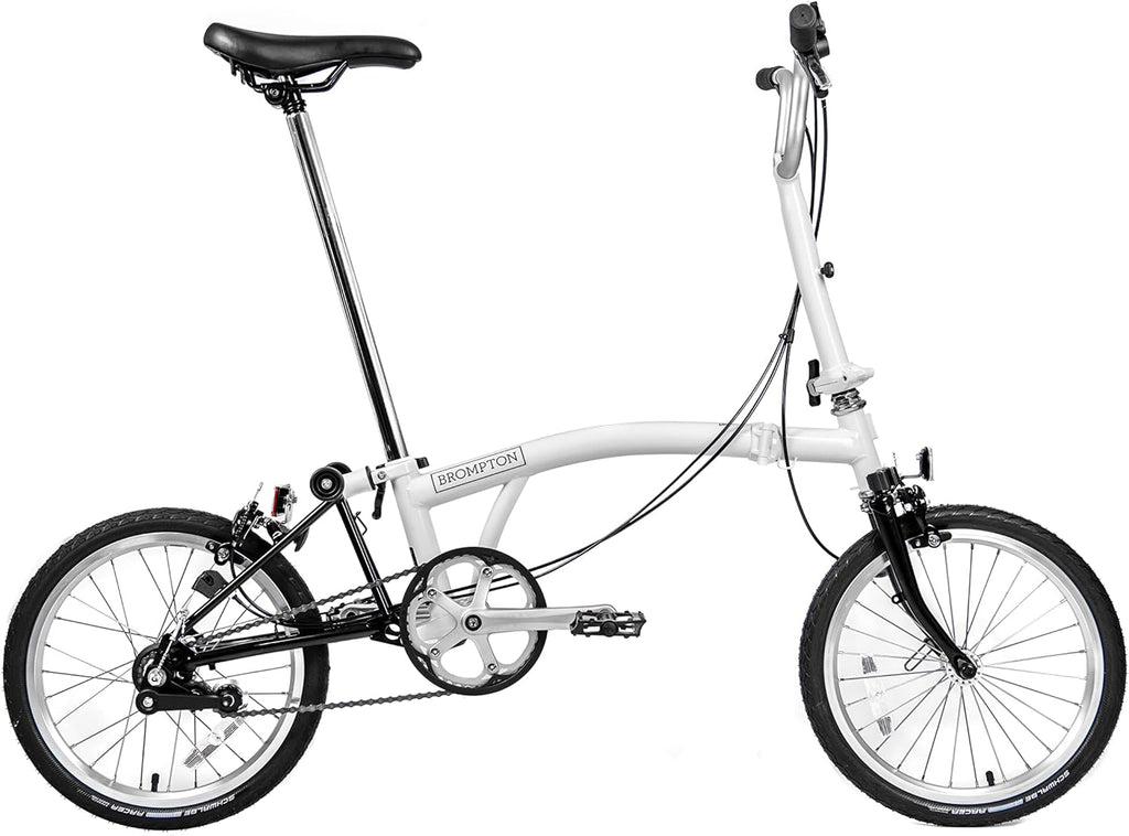 White 3 Speed Folding Bike N40673