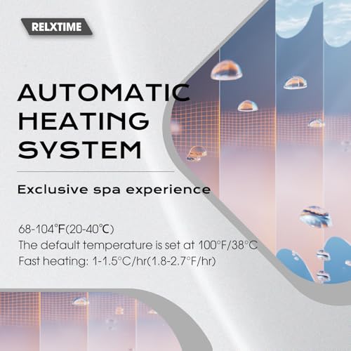 Black Inflatable Hot Tub 2-3 Person with Cover L60886