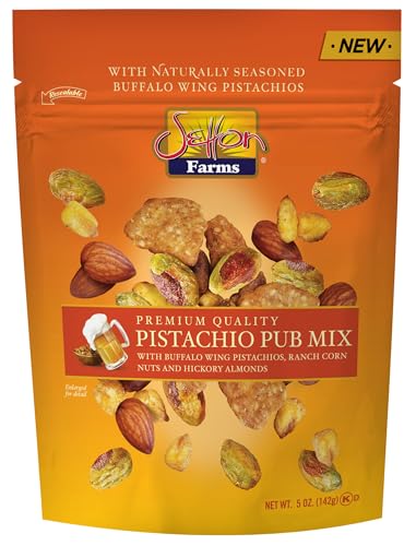 Buffalo Wing Flavored Dry Roasted No Shell Pistachios, 5 Oz Resealable Bag A7765