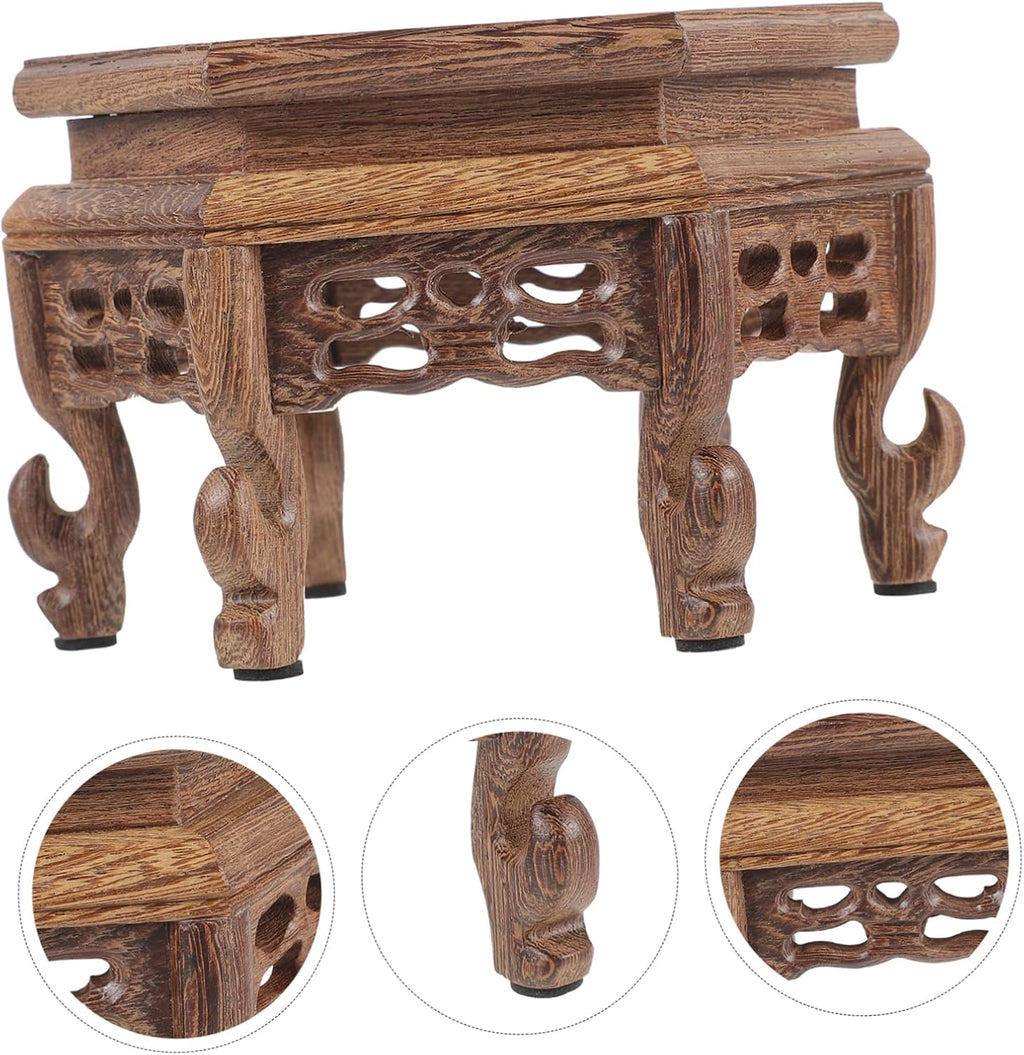 Wooden Plant Table Stand U87236