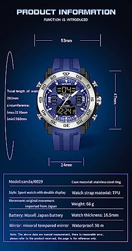 Men's Stainless Steel Digital Watch O38168