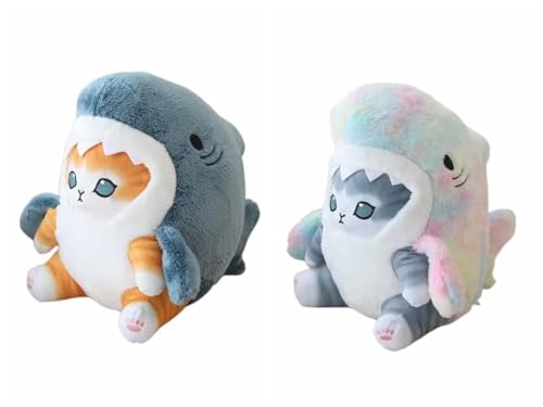 Grey Blue Dazzling Gold Plush Toy Stuffed Animal Doll Pillow Z896058