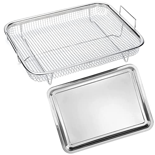 Stainless Steel Air Fryer Basket Set, 14.8 x 10.5 K3805