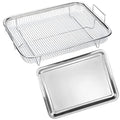 Stainless Steel Air Fryer Basket Set, 14.8 x 10.5 K3805