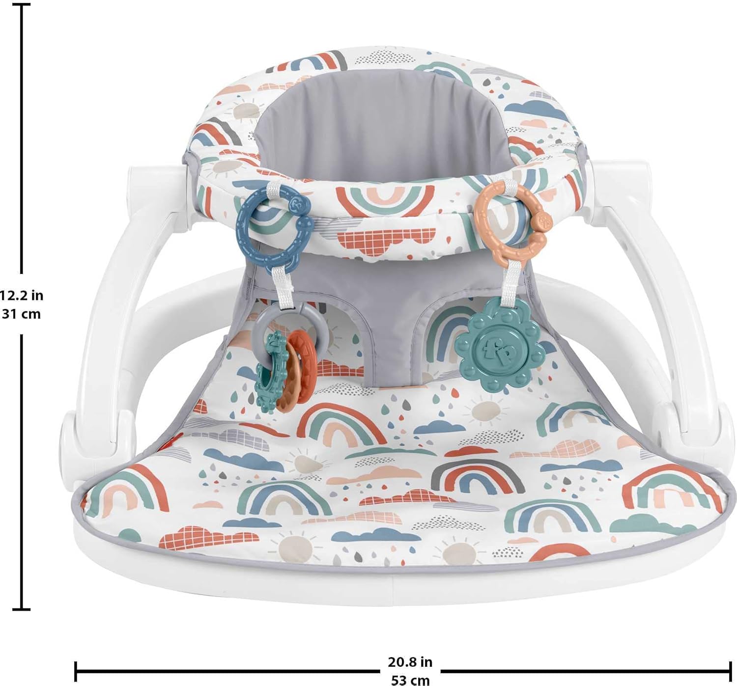 Portable Baby Floor Seat with Machine Washable Seat Pad K41436