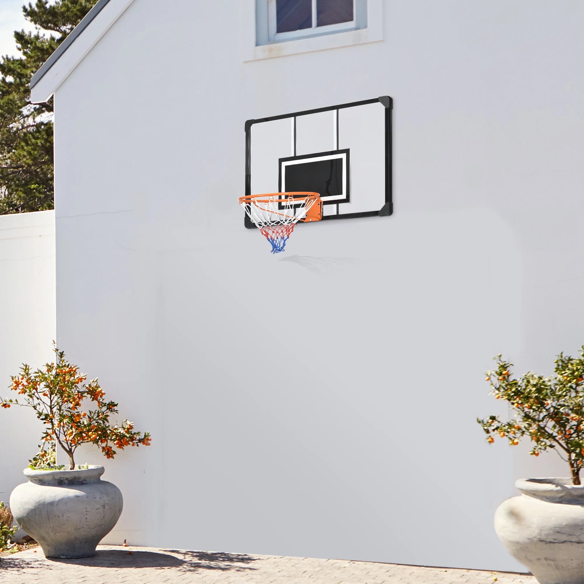 Wall Mounted Basketball Hoop with Shatter Proof Backboard G550