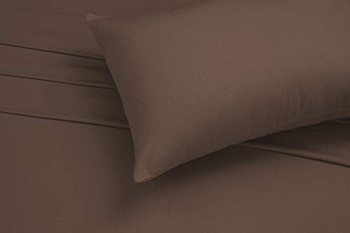 Queen Size 100% Cotton Flannel Bed Sheet Set 4 Pcs Snow Flake Grey V4039