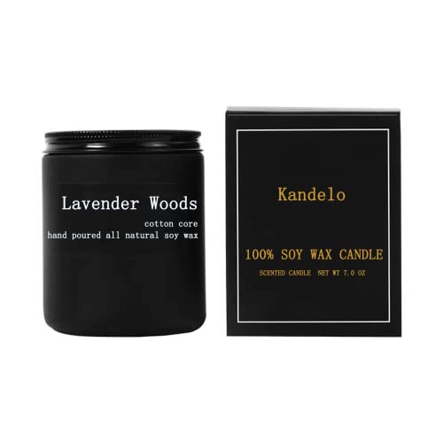 7 oz Scented Soy Candle in Black Jar V19588