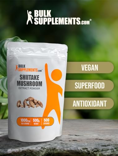 Shiitake Mushroom Extract Powder, 1000mg per Serving, 500g (1.1 lbs) L8367
