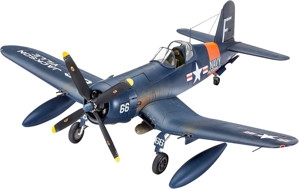 14.8 cm length 17.3 cm spanwidth F4U-4 Corsair Model Kit B257