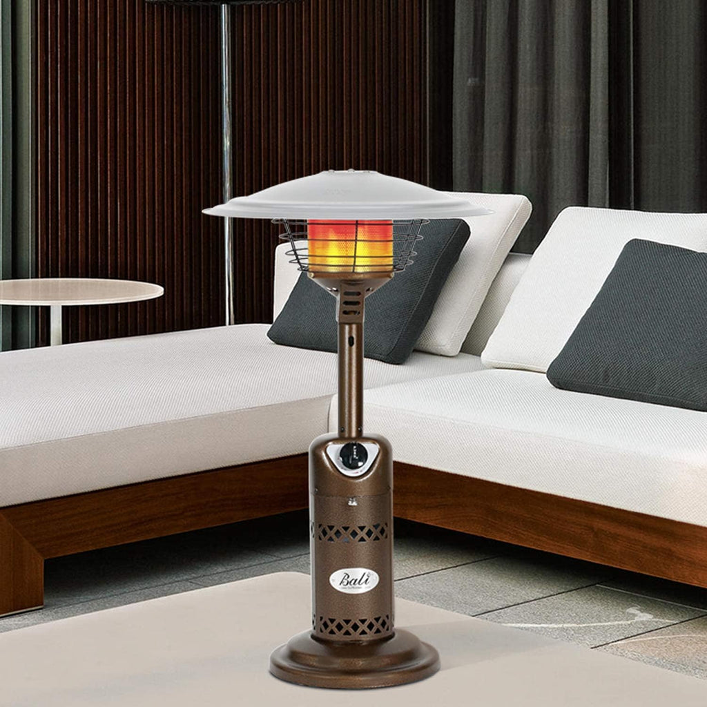 Patio Heater Gas Portable Tabletop Heater Propane with Adjustable Thermostat A953007