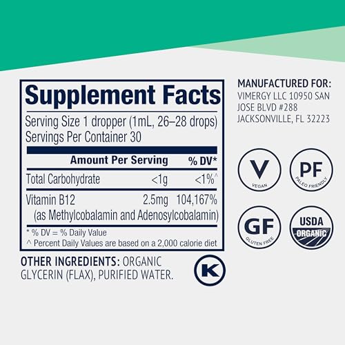 Liquid B12 Refill – 240 Servings (240 mL) L5711