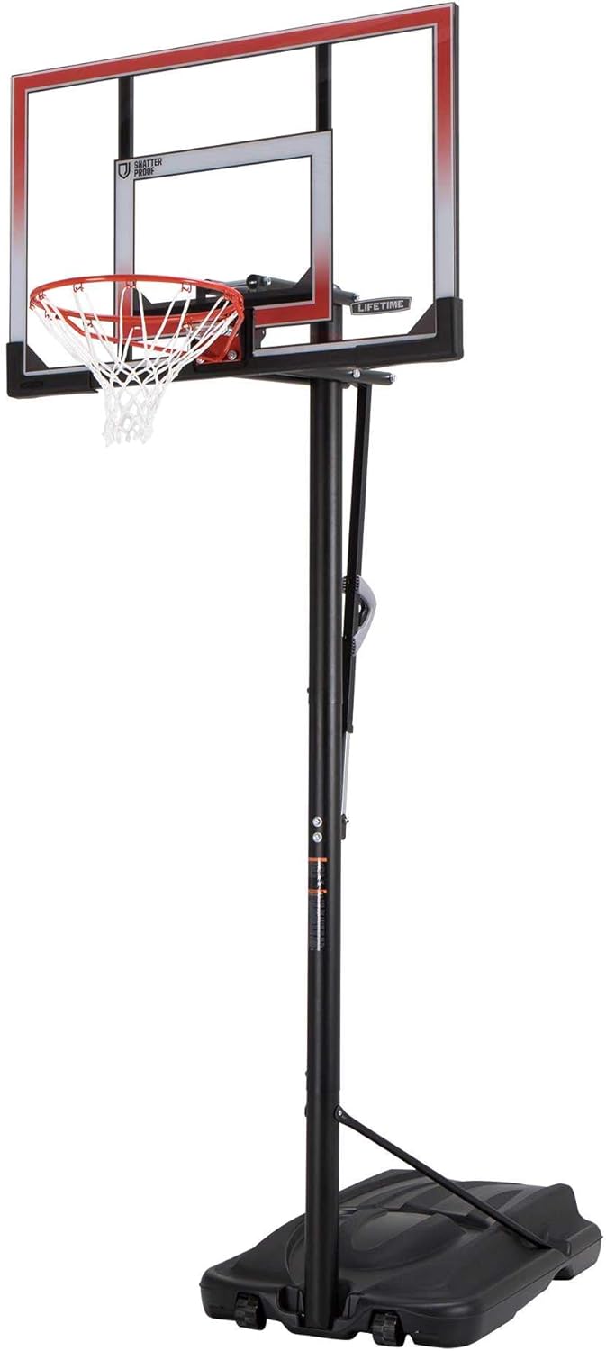 50 Inch Shatter Proof Portable Basketball Hoop T2415