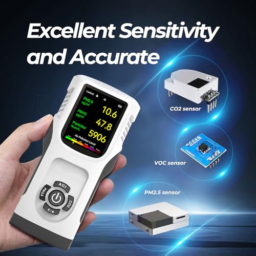3000mAh Air Quality Monitor with LED Screen I11593