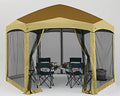 Camouflage 6 Sided Instant Screened Canopy Tent U488691