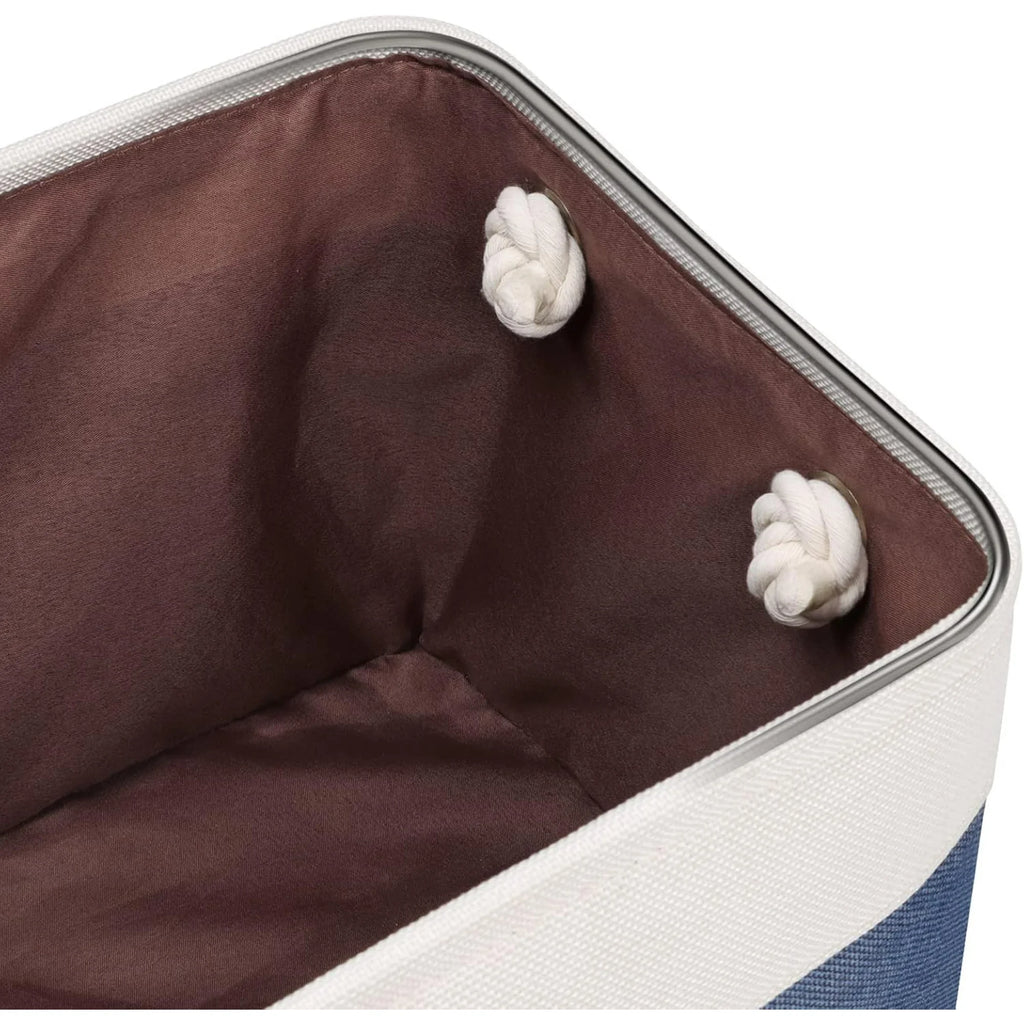 Set of 6 Fabric Storage Bins with Handles D940471