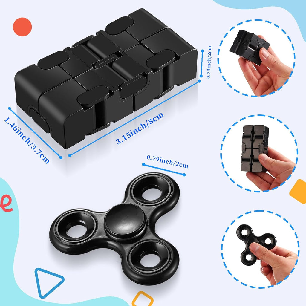 7Pack Fidget Toys Set Sensory Toys for Kids Adults Autistic ADHD Stress Relief Toys T749629