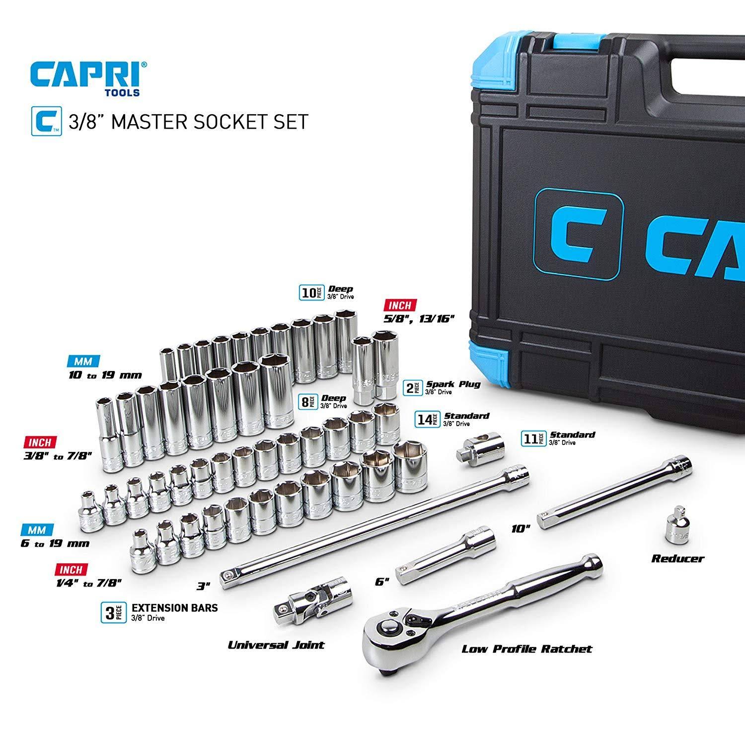 52-Piece 3/8-Inch Drive Master Socket Set D51585