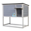 Weatherproof Insulated Outdoor Cat House with PVC Curtain M542