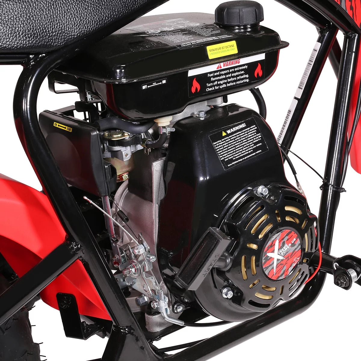 Red/Black 99cc Mini Bike Gas Powered Motorcycle U643