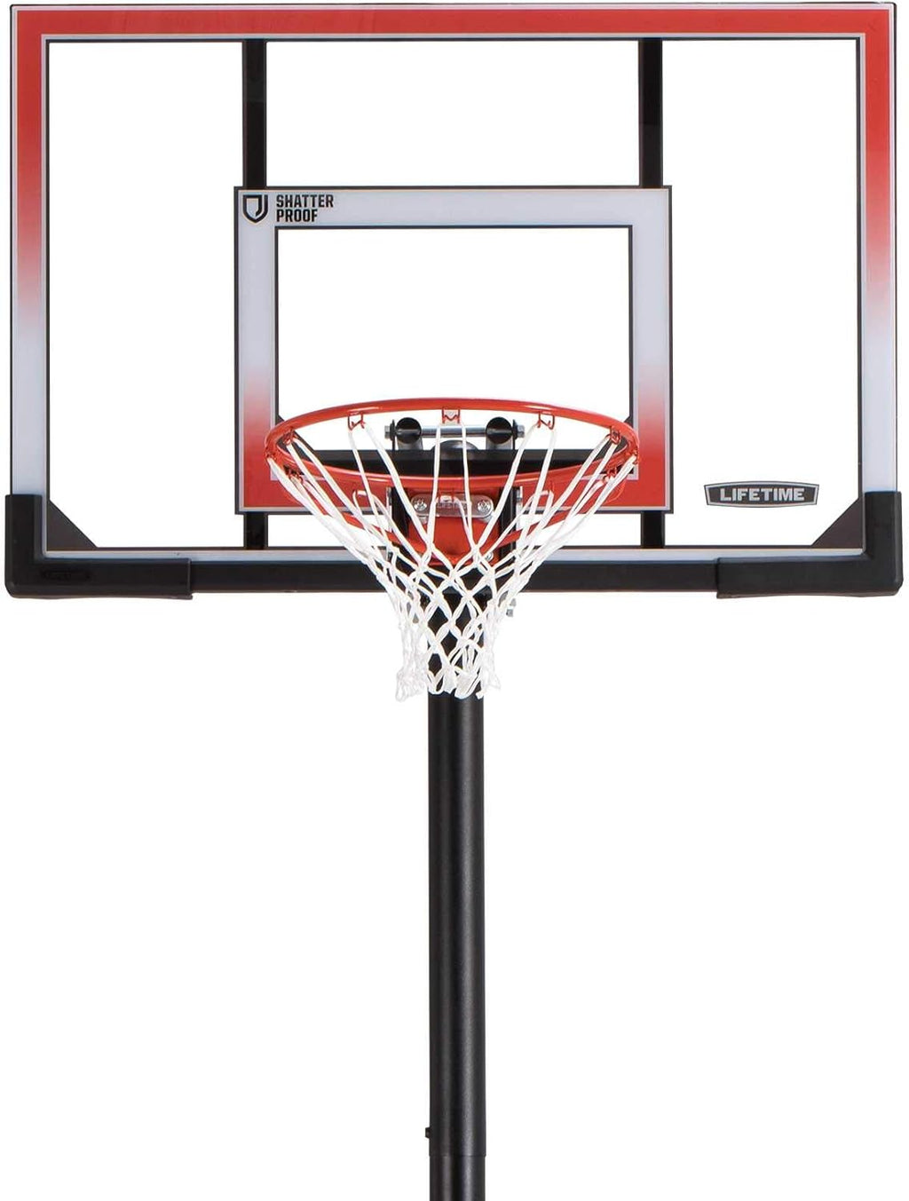 50 Inch Shatter Proof Portable Basketball Hoop T2415