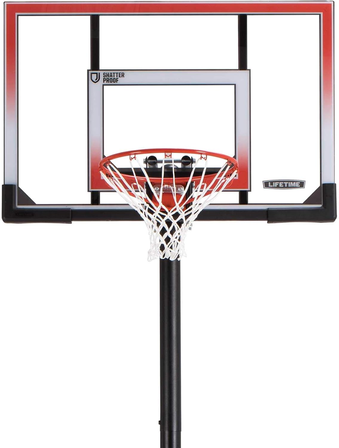 50 Inch Shatter Proof Portable Basketball Hoop T2415