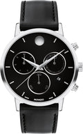 Swiss Quartz Chronograph Watch, Calfskin Strap, 42mm N16271