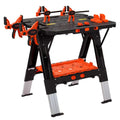 Portable Folding Work Table 2-in-1 Sawhorse Workbench K79723