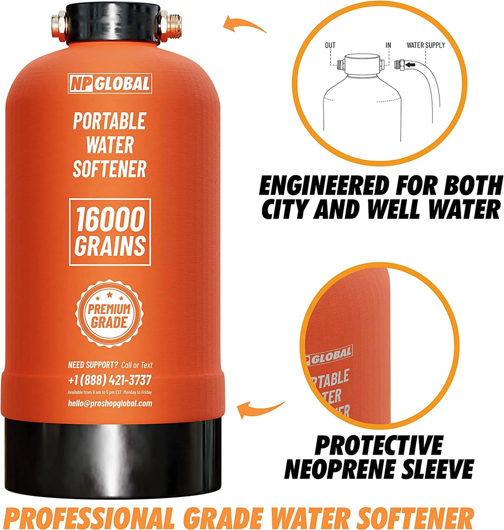 Portable 16,000 Grain RV Water Softener W521964