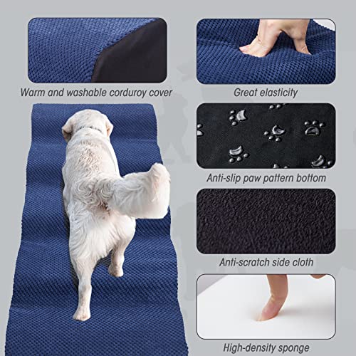 Chocolate Brown 5 Tier Non-Slip Pet Stairs R73319