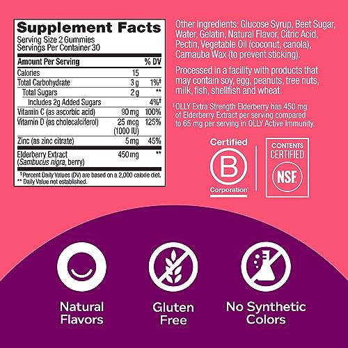 36 Count Elderberry Immune Gummies S217412