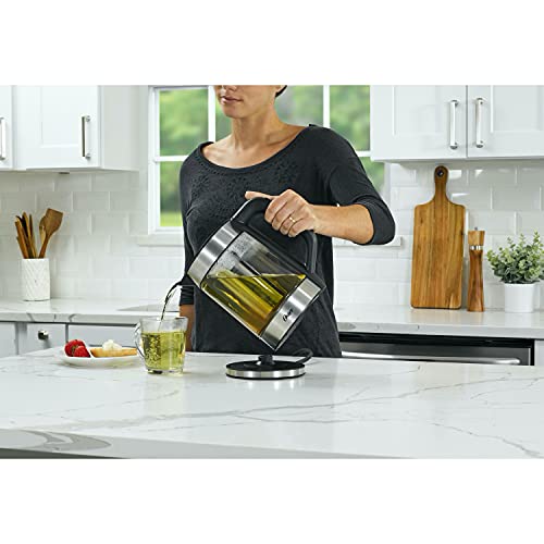 1.7 L Electric Glass Kettle with Tea Infuser O758071