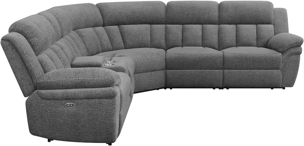 6-Piece Upholstered Power Sectional Charcoal H45821