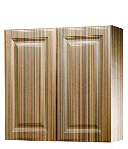 Striped Maple Wood Grain Faux Finish Textured Vinyl Wrap Roll Sheet Film (2ft x 48 Inch) K43721