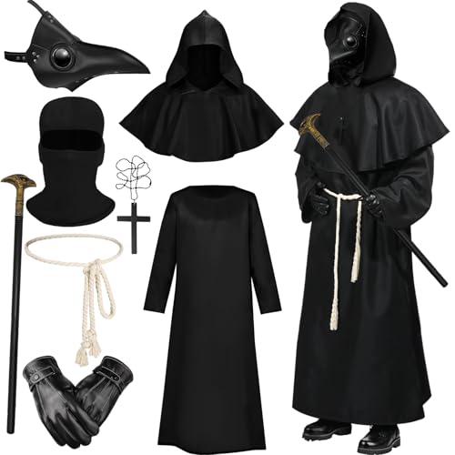 Plague Doctor Beak Mask Costume Y800843