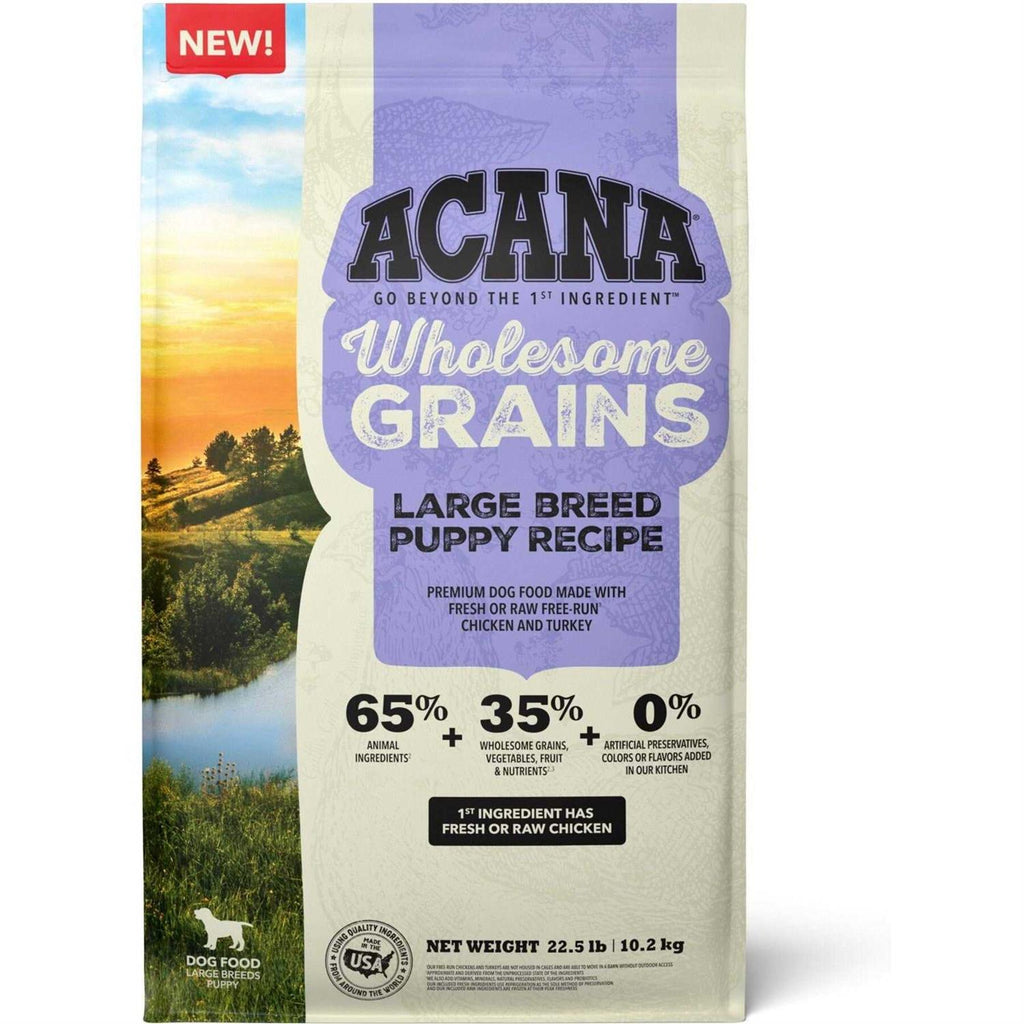 Acana Wholesome Grains Puppy Recipe Dry Dog Food Z62441