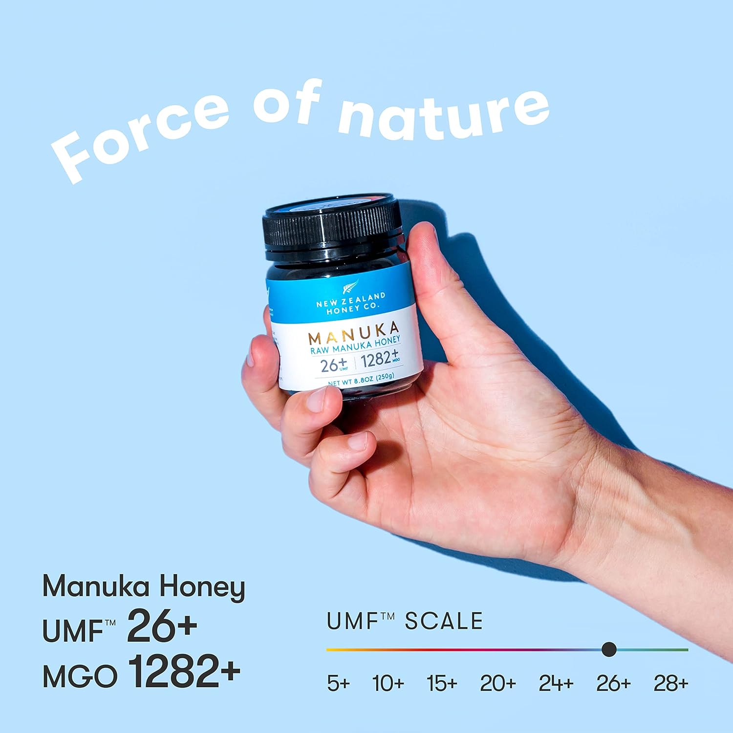Raw Manuka Honey UMF 26+ MGO 1282+ 8.8 oz & UMF 24+ MGO 1122+ 8.8 oz G199566