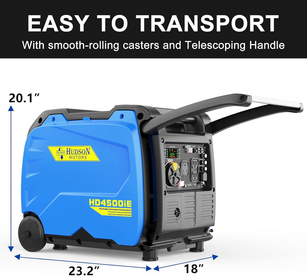 4500-Watt Portable Inverter Generator with Electric Start W94324