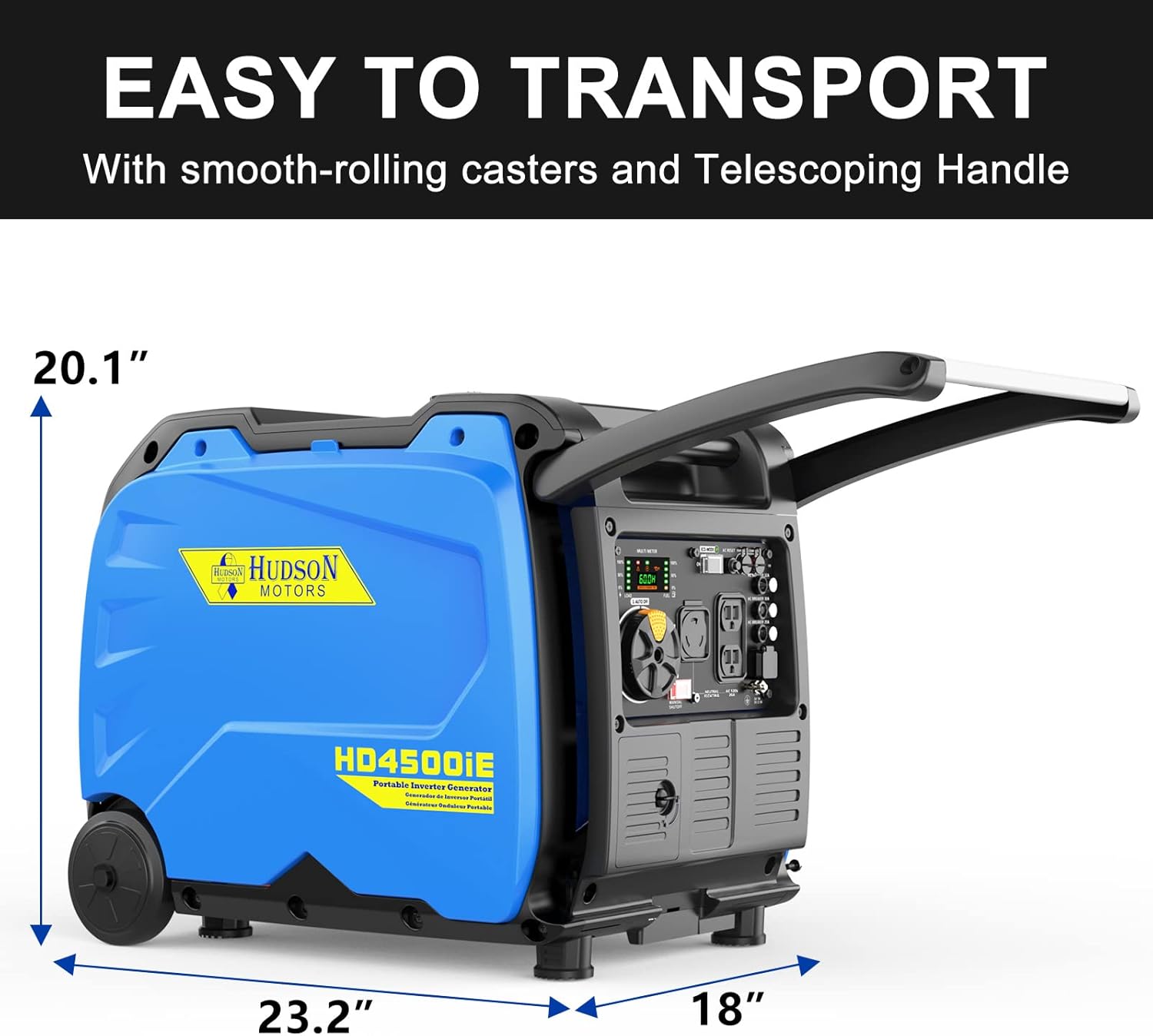 4500-Watt Portable Inverter Generator with Electric Start W94324