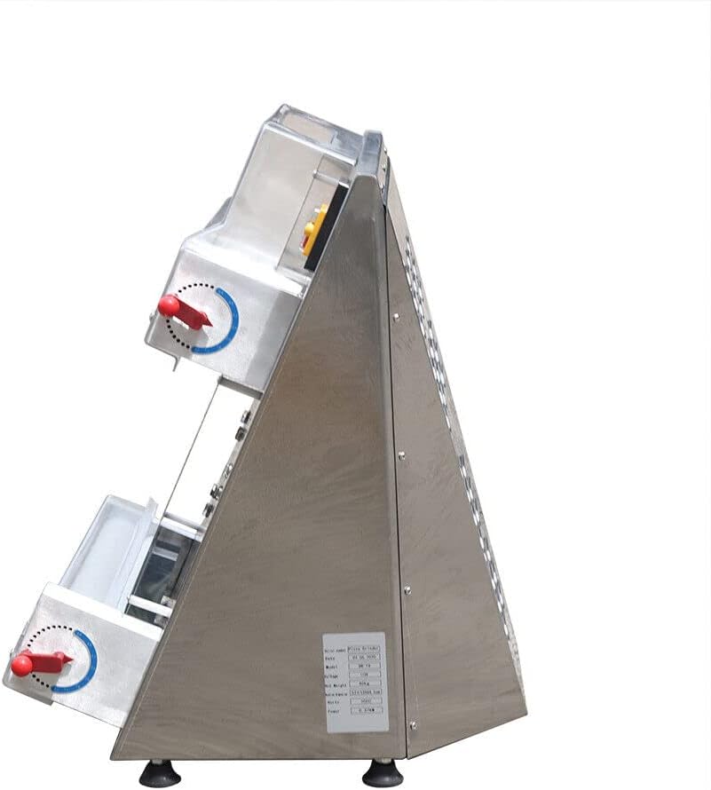 Pizza Dough Roller Sheeter, 370W 3-15 inch Commercial Pizza Dough Press Machine A607