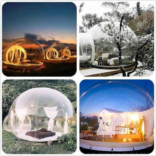 Transparent Inflatable Dome Camping Tent W91575