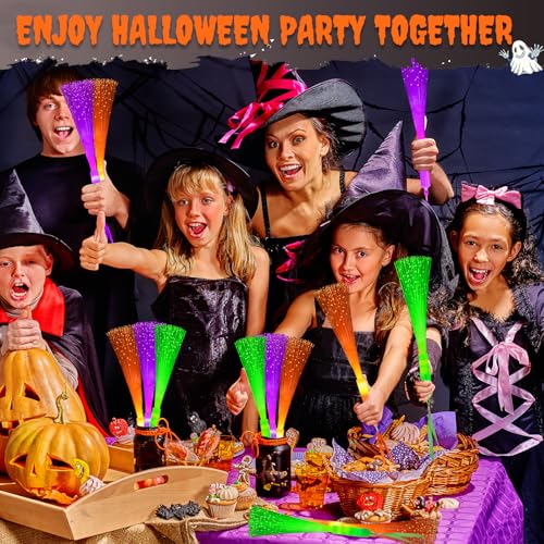 12 Pack Red White Green Fiber Optic Glow Sticks T81288