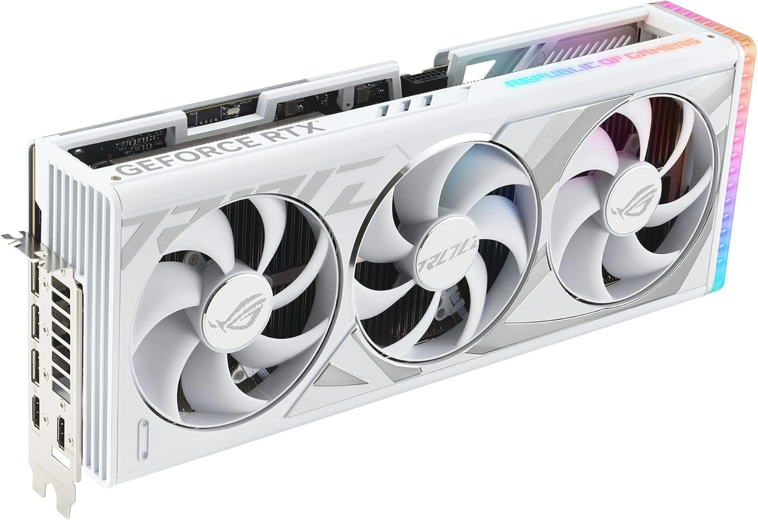 White 16GB GDDR6X PCIe 4.0 Graphics Card U159