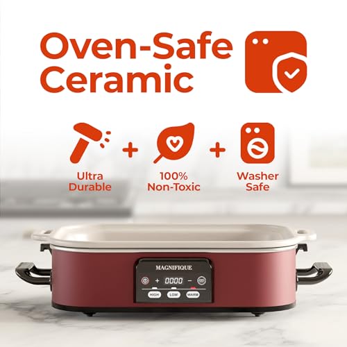 4 Quart Ceramic Slow Cooker T432413