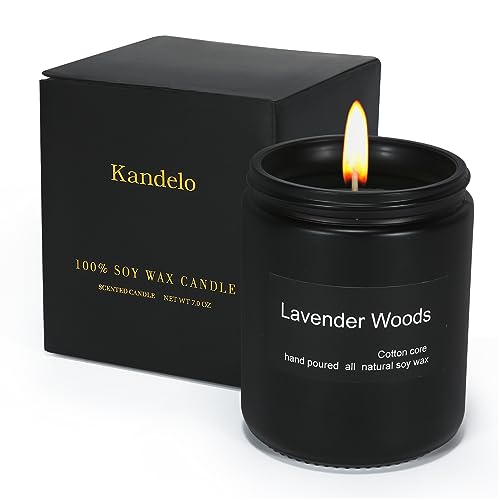 7 oz Scented Soy Candle in Black Jar V19588