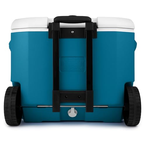 60qt Insulated Rolling Cooler with Wheels F6439