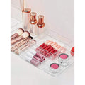 Clear Plastic Drawer Organizers Set, 4-Size Trays Y84555
