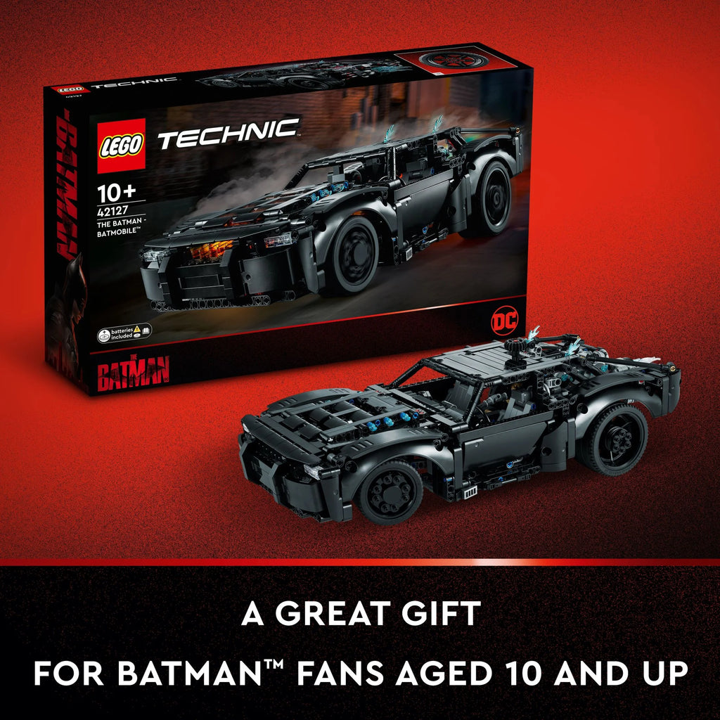 LEGO Technic BATMOBILE 42127 Model Car Building Toy with Light Bricks P4495